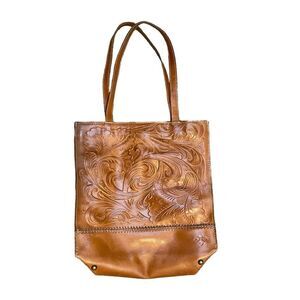 PATRICIA NASH Toscano North/South Tote Bag Brown